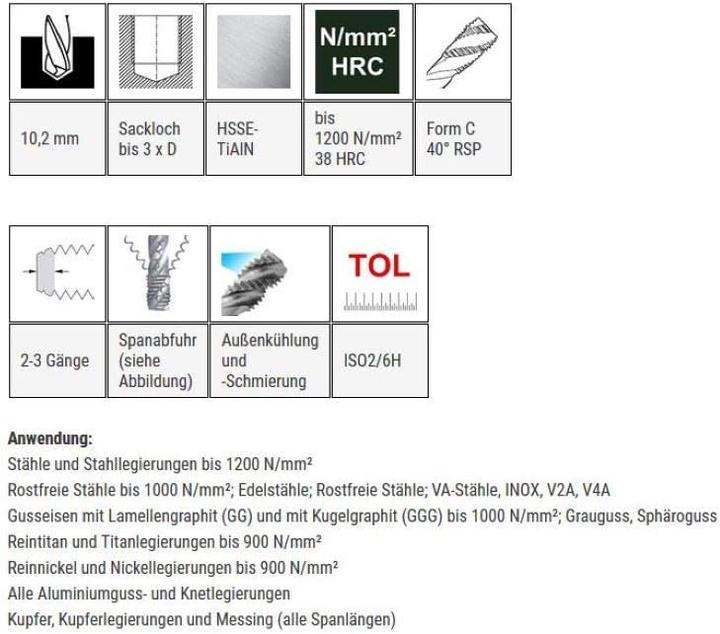 Actual product image Baercoil Maschinengewindebohrer