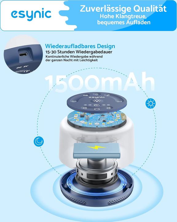 Image du produit eSynic Einschlafhilfe mit LED-Nachtlicht