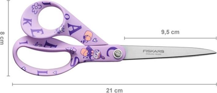 Actual product image Fiskars Moomin universalios žirklės 21cm ABC (21 cm)