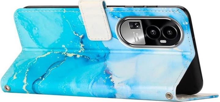 Immagine prodotto Cover-Discount OPPO Reno10 / 10 Pro - Custodia Cover con cordino Blu marmo (Oppo Reno 10 Pro, OPPO Reno 10)