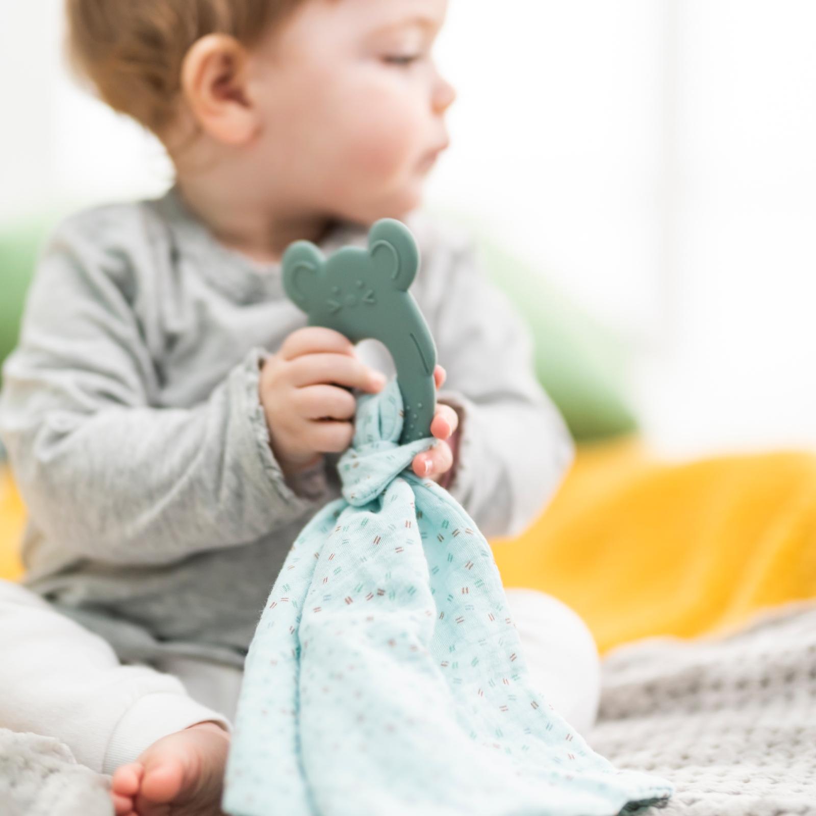 Thumbnail - Nattou, Schmusetuch, Kuscheltuch mit Beissring