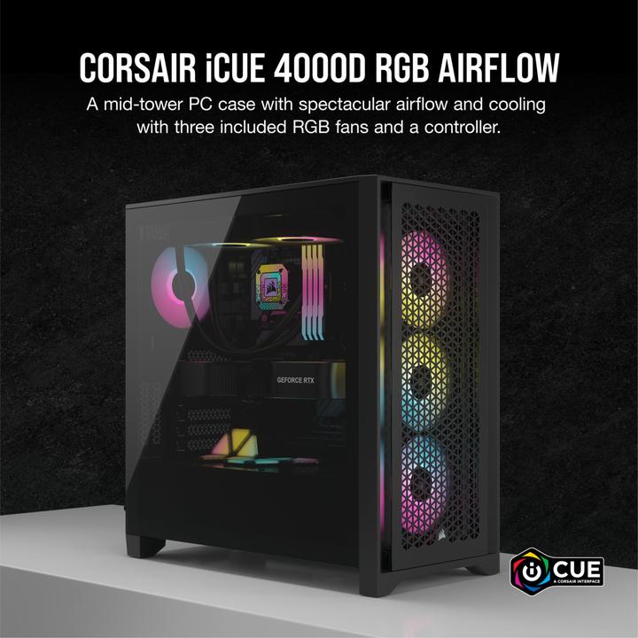 Produktbild Corsair iCUE 4000D (ATX, mATX, Mini-ITX)