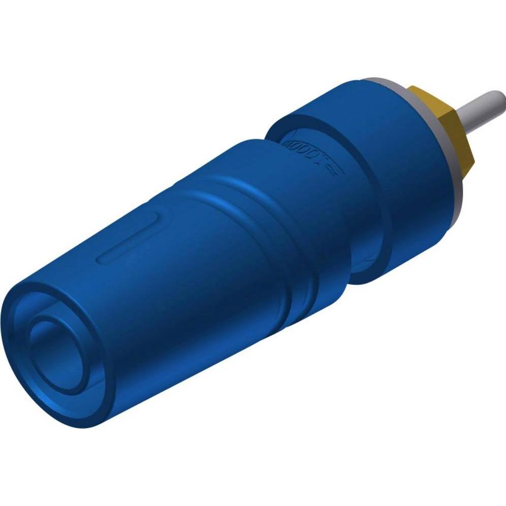 SKS SAB 2630 S1,9 Au Sicherheits-Laborbuchse Buchse, Einbau vertikal Stift-Ø: 4 mm Blau 1 St., Elektronikkabel + Stecker...