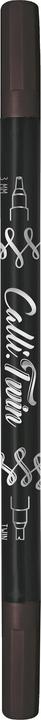 Image du produit Online Callibrush Pen TWIN 3mm 18600/6 Black (Noir)