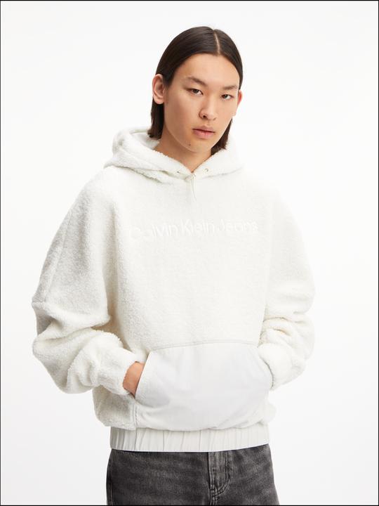 Produktbild Calvin Klein Jeans Sherpa Mix Media Fleecepullover - 90643 (XL)