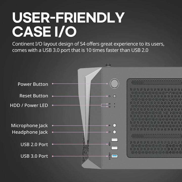 Produktbild Zalman S4 Plus (ATX, mATX, Mini-ITX)