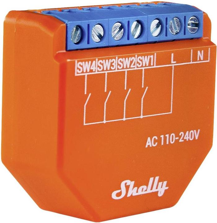 Actual product image Shelly Qubino Wave i4 (Switch actuator)