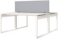 Produktbild Kerkmann Move Tischtrennwand weiss 160,0 x 45,0 cm (160 x 45 cm)