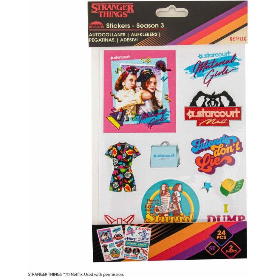Thumbnail - Cinereplicas, Sticker, Stranger Things Sticker Pack Season 3 Umkarton (5)