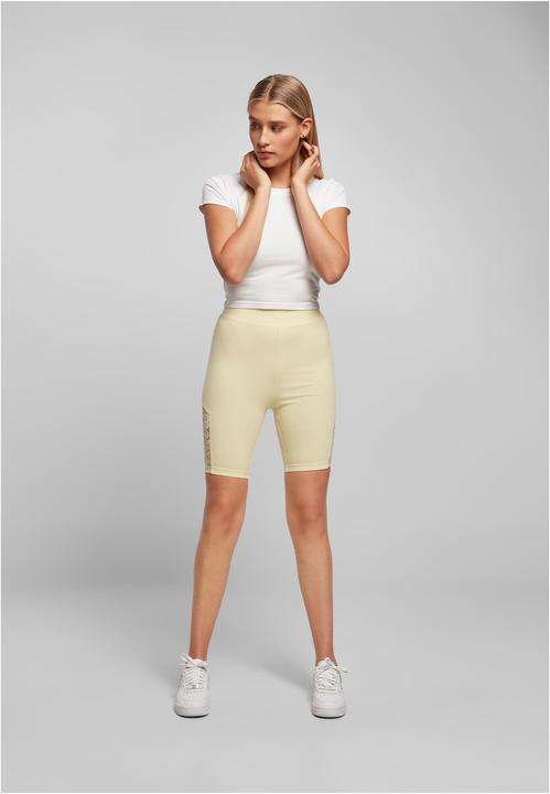 Actual product image Urban Classics Ladies High Waist Lace Inset Cycle Shorts - 16956 (S)