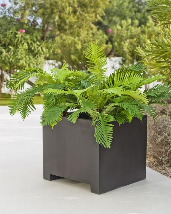 Newgarden NARCISO 35 bertopf, Kbel gross eckig 35x35x32cm anthrazit 17L  outdoor