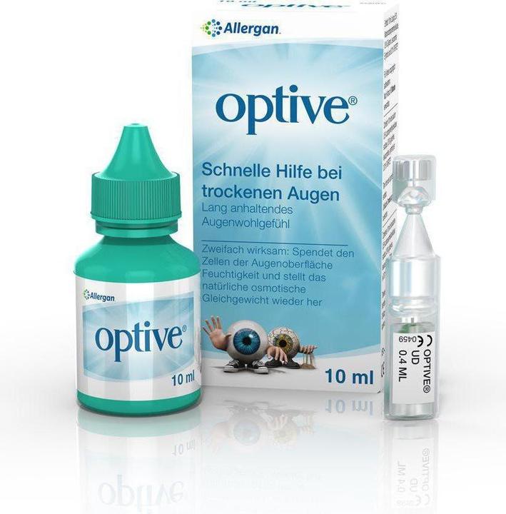 Produktbild Optive Allergan benetzende Augentropfen (10 ml, Allergan benetzende Augentropfen 10 ml)