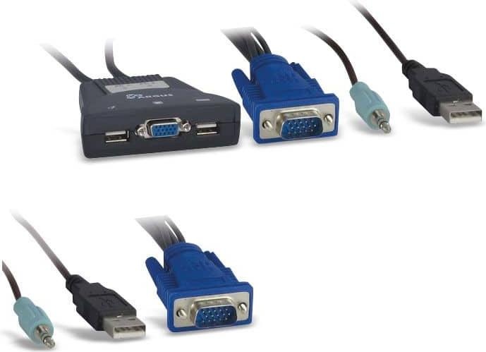 Image du produit Intertech Commutateur de câble KVM KVM-LS-21JA