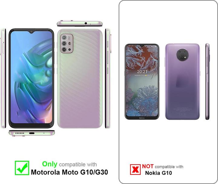 Actual product image Cadorabo Case for Motorola MOTO G10 / G30 with belt clip (Motorola Moto G10, Motorola Moto G30)