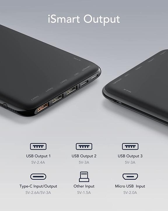 Image du produit Charmast Banque d'énergie 26800mAh (26800 mAh, 18 W, 99.16 Wh)