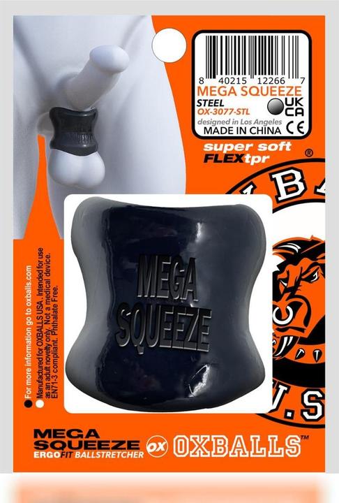 Immagine prodotto Oxballs Mega Squeeze Ergofit Ball Stretcher Nero (3.20 cm)