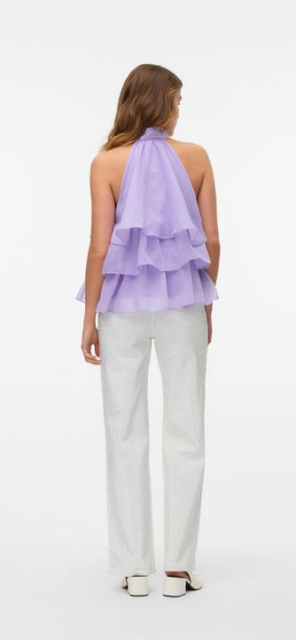 Actual product image Vero Moda VMTESSA Hohe Taille Weiter Beinschnitt Jeans Weit geschnitten (W26/L32)