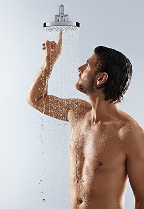 Actual product image hansgrohe Overhead shower Croma Select E 180 2jet 26524000 18 cm chrome (2 Beam types, 17 l/min)