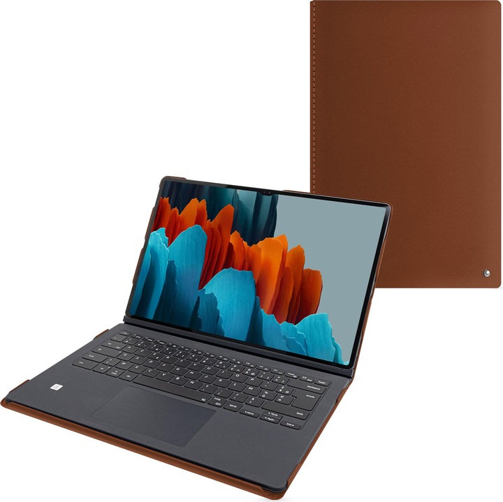 Actual product image Noreve Samsung Galaxy Tab S9 Ultra + Book Cover Keyboard leather case (Galaxy Tab S9 Ultra)