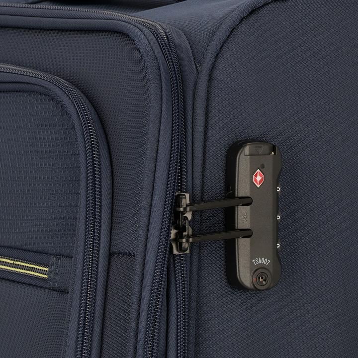 Actual product image D&N Travel Line 9704 4-wheel trolley M 68 cm with expansion fold (75 l)