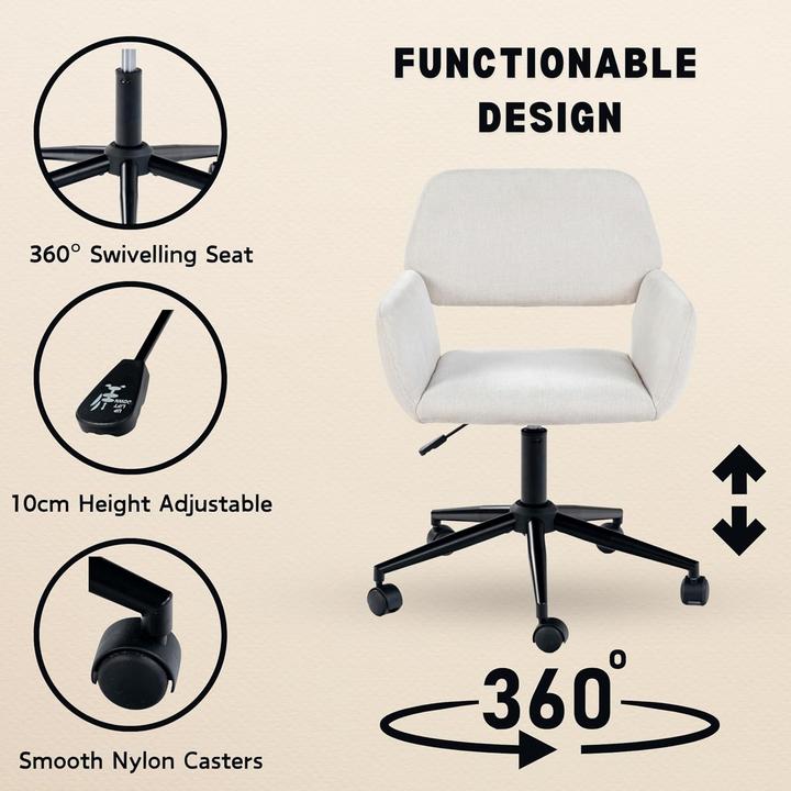 Immagine prodotto Urban Meuble Sedia da Ufficio in Tessuto Scandinavo