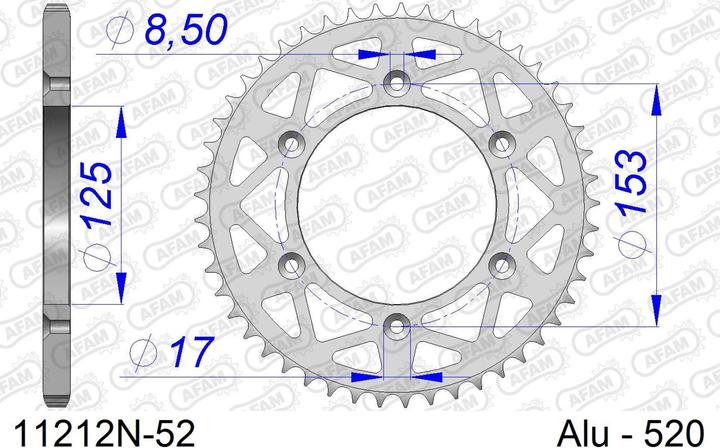 Image du produit Afam 520 52 dents (52)