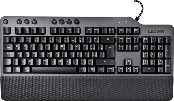 Produktbild Lenovo Legion K500 Tastatur USB QWERTY Schwarz Grau (US, Kabelgebunden)