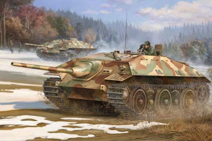 Actual product image Trumpeter German E-25 Tank