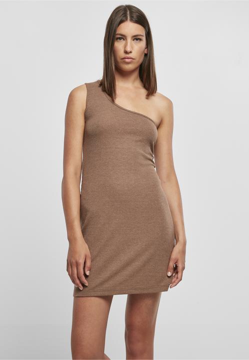 Produktbild Urban Classics Ein-Schulter-Rippenkleid, Damen (M)