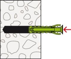 Productafbeelding Fischer Dübel SX Plus Green 5x25 (90 Pcs.)