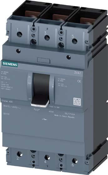 Produktbild Siemens 3VA1340-1AA32-0BB0 Lasttrennschalter 3VA1 IEC Frame 400 3-poli