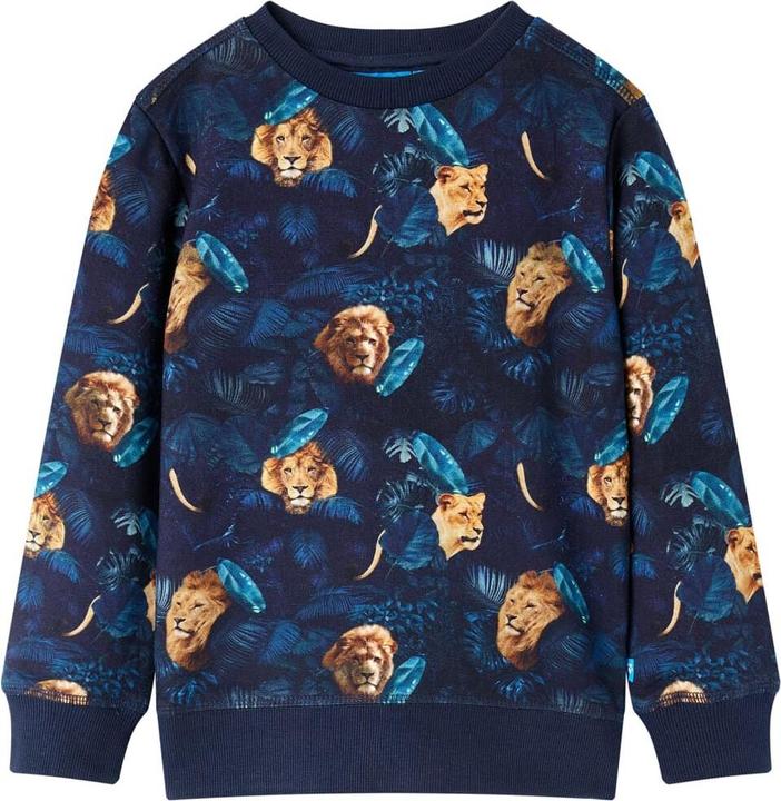 Immagine prodotto VidaXL Felpa da bambino blu navy 140,Materiale: 95 % cotone. 5 (140)