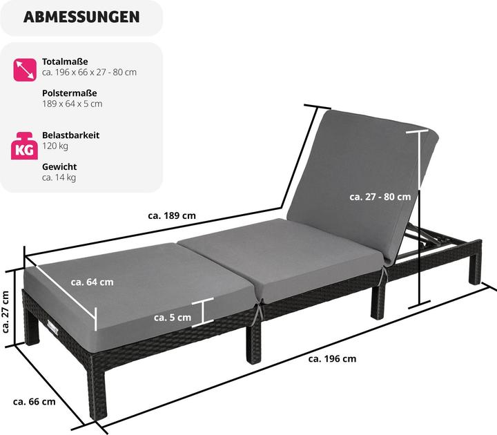Produktbild tectake Sofia (196 cm)