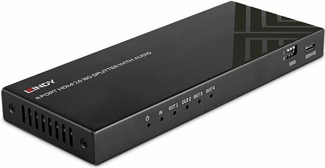 Image du produit Lindy Splitter 4 ports HDMI 8K60 avec audio