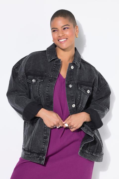Produktbild Studio Untold Jeansjacke, Oversize Shape, Nadelstreifen (50, 52)