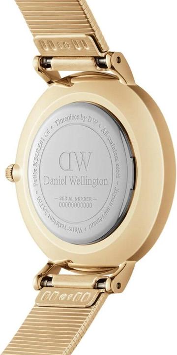 Immagine prodotto Daniel Wellington Classic Petite Lumine Pianoforte pressato Oro Bianco (Orologio da polso analogico, 28 mm)