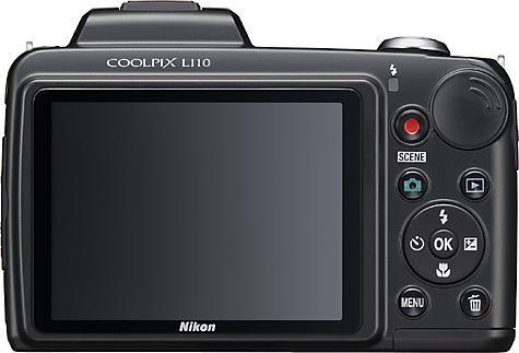 Immagine prodotto Nikon Coolpix L110, 12 Mpixel, zoom 15x, filmati HD, nero (12.39 Mpx, 1/2,3'')