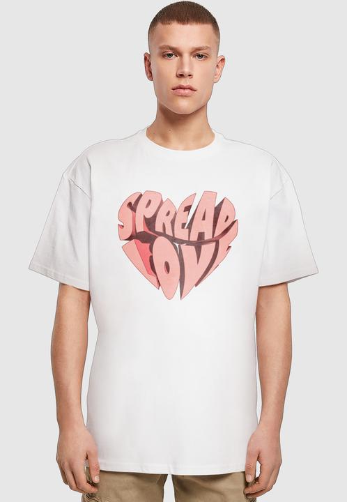 Produktbild Merchcode Hugs & Love - Spread Love Heavy Oversize Tee - 175031 (5XL)