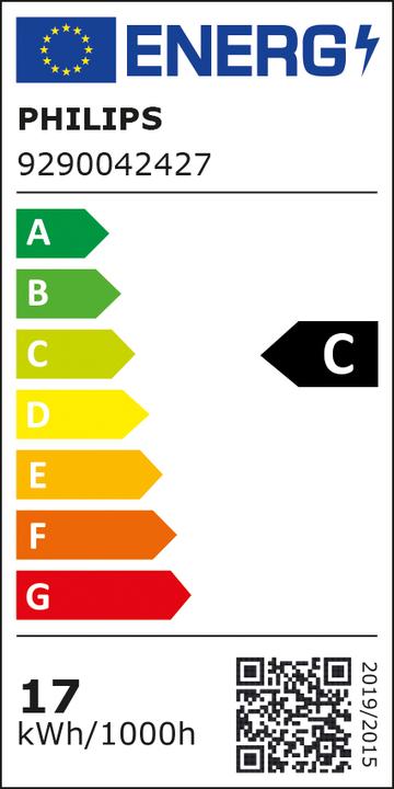 Energie-Label Philips LED-Röhrenlampe G13 T8 16,7W 3000K ws AC 2900lm C mattiert 160° Ø28x1500mm (G13, 2900 lm, 1x)