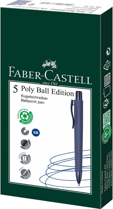 Image du produit Faber-Castell FABER-CA. Kugelschreiber Poly Ball 241111 Urban Future Du (future dusk, 1 x)
