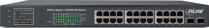 InLine PoE+ Gigabit Netzwerk Switch 24 Port (24 Ports)
