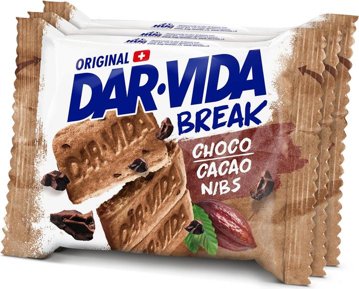 Image du produit Dar-Vida Break Choco & Cacaonibs 3 x 44g (132 g)