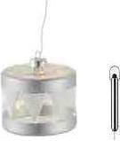Actual product image Sirius LED tree ornament Elly drum, silver