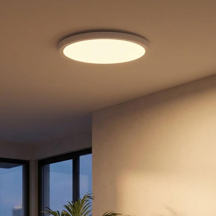 Image du produit Nedis SmartLife Plafonnier | Rond | 29 x 29 cm | Blanc chaud à blanc froid | Pleine couleur (RGB) | 1800 (1800 lm, E27)