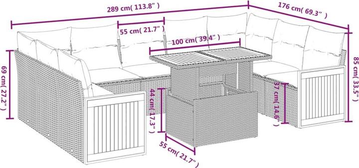 Produktbild vidaXL Naya