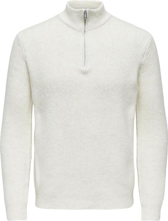 Produktbild Only & Sons Onstegan Reg 5 Wool Half Zip Knit Bf (XXL)