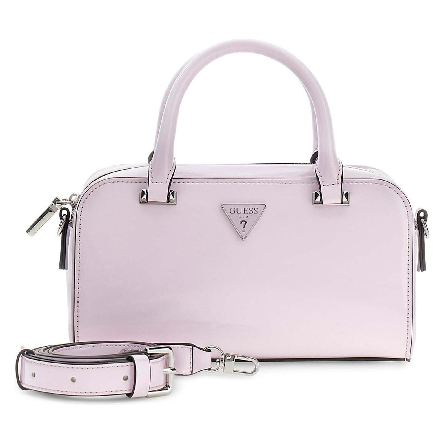 Guess, Damen, Handtasche, Arnela Ii Mini Satchel, Rosa