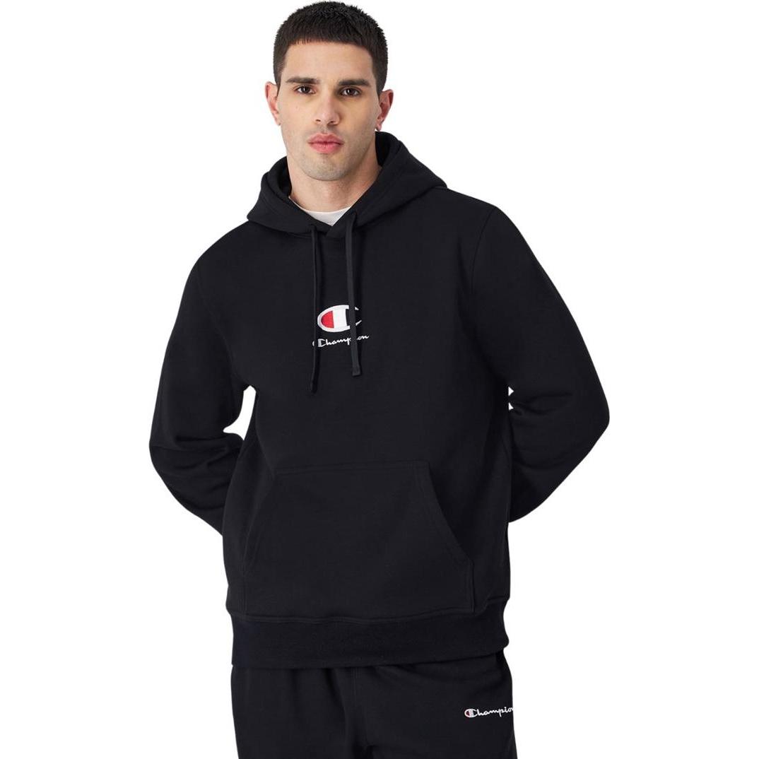 Champion, Herren, Pullover, Bluza męska Hooded czarna 220268 KK001 M, Schwarz, (M)