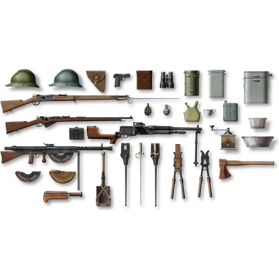 ICM WWI French Infantry W&E