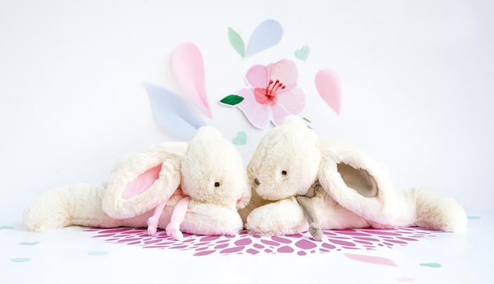 Actual product image Doudou et Compagnie Plush Bunny Candy (19 cm)